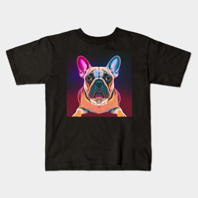 French Bulldog Kids T-Shirt by Trip Tank